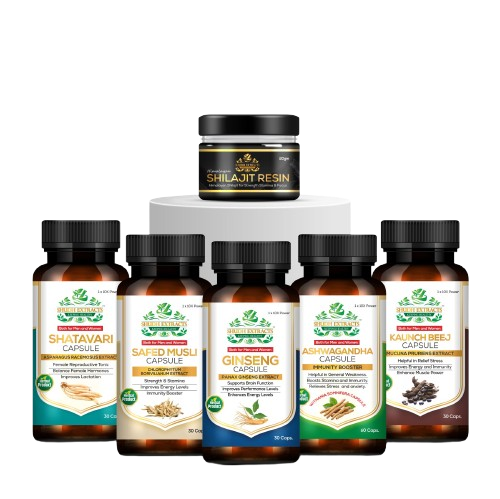Ayurvedic Every Day Health Combo Kit - Complete Wellness for Men and Women